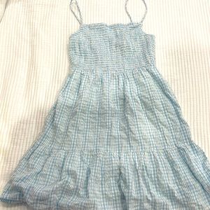 blue cotton on dress